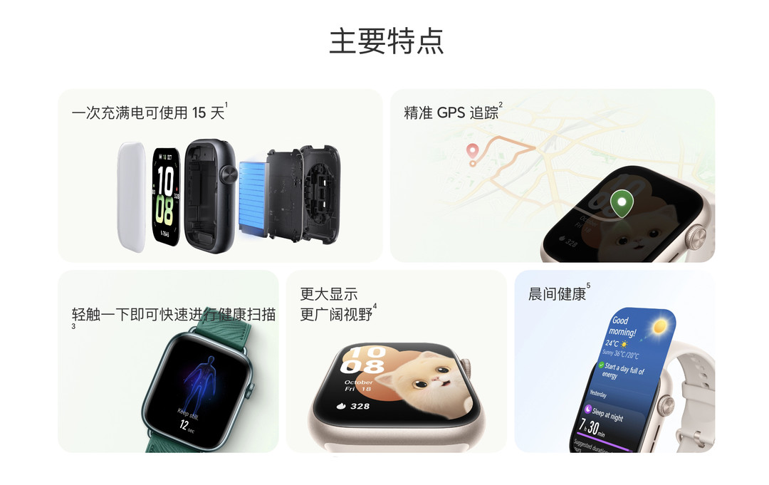 荣耀手表 5 海外亮相：1.85 英寸 AMOLED 方屏，15 天续航